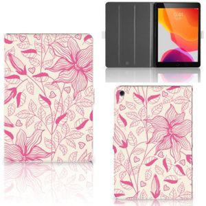 iPad 10.2 2019 | iPad 10.2 2020 | 10.2 2021 Tablet Cover Pink Flowers