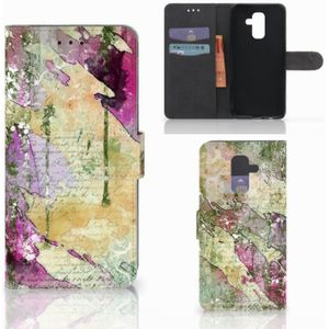 Hoesje Samsung Galaxy A6 Plus 2018 Letter Painting