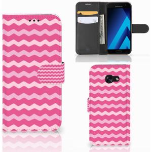 Samsung Galaxy A5 2017 Telefoon Hoesje Waves Pink