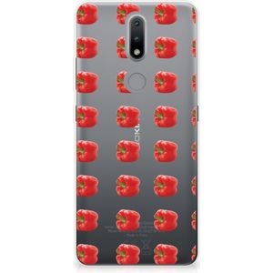 Nokia 2.4 Siliconen Case Paprika Red