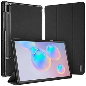 Samsung Galaxy Tab S6 Hoes Grijs Tri-Fold