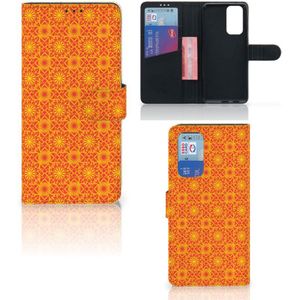 OnePlus 9 Pro Telefoon Hoesje Batik Oranje