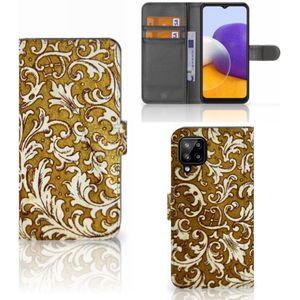 Wallet Case Samsung Galaxy A22 4G | M22 Barok Goud