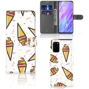 Samsung Galaxy S20 Plus Book Cover Icecream