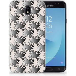 Samsung Galaxy J7 2017 | J7 Pro TPU Hoesje Salamander Grey