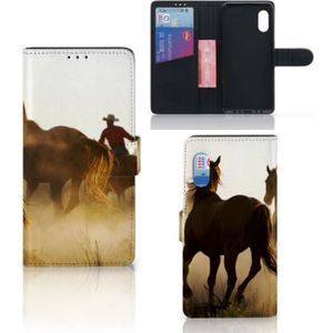 Samsung Xcover Pro Telefoonhoesje met Pasjes Design Cowboy