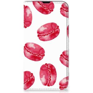 iPhone 14 Flip Style Cover Pink Macarons