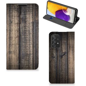 Samsung Galaxy A72 (5G/4G) Book Wallet Case Steigerhout