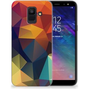 Samsung Galaxy A6 (2018) TPU Hoesje Polygon Color