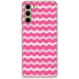 Samsung Galaxy S21FE TPU bumper Waves Pink