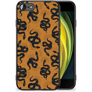 Dierenprint Telefoonhoesje voor iPhone SE 2022 | SE 2020 | 7/8 Snakes