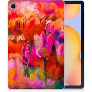 Tablethoes Samsung Galaxy Tab S6 Lite | S6 Lite (2022) Tulips