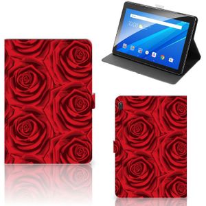 Lenovo Tab E10 Tablet Cover Red Roses