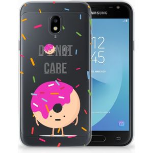 Samsung Galaxy J3 2017 Siliconen Case Donut Roze