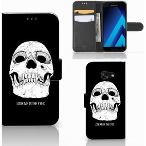 Telefoonhoesje met Naam Samsung Galaxy A5 2017 Skull Eyes