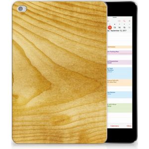 Apple iPad Mini 4 | Mini 5 (2019) Silicone Tablet Hoes Licht Hout