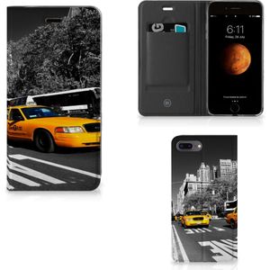 Apple iPhone 7 Plus | 8 Plus Book Cover New York Taxi