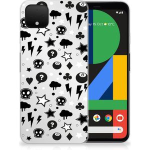 Silicone Back Case Google Pixel 4 XL Silver Punk