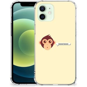 iPhone 12 Mini Stevig Bumper Hoesje Monkey