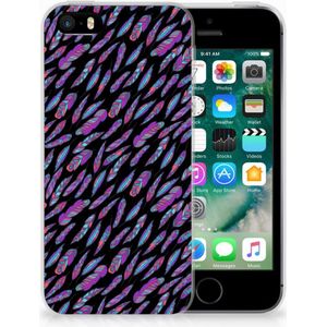 Apple iPhone SE | 5S TPU bumper Feathers Color