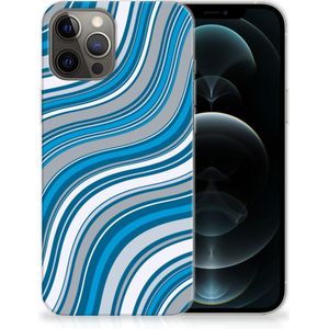 iPhone 12 Pro Max TPU bumper Waves Blue