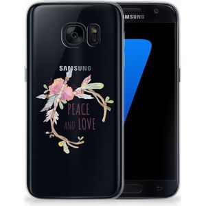 Samsung Galaxy S7 Telefoonhoesje met Naam Boho Text