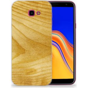 Samsung Galaxy J4 Plus (2018) Bumper Hoesje Licht Hout