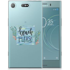 Sony Xperia XZ1 Compact Telefoonhoesje met Naam Boho Beach