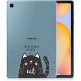 Samsung Galaxy Tab S6 Lite | S6 Lite (2022) Tablet Back Cover Cat Good Day