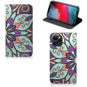 Apple iPhone 11 Pro Smart Cover Purple Flower