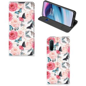OnePlus Nord CE 5G Smart Cover Butterfly Roses