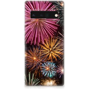 Google Pixel 6 Pro Silicone Back Cover Vuurwerk