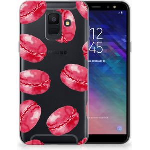 Samsung Galaxy A6 (2018) Siliconen Case Pink Macarons