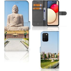 Samsung Galaxy A03s Flip Cover Boeddha