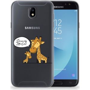 Samsung Galaxy J7 2017 | J7 Pro Telefoonhoesje met Naam Giraffe