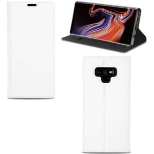 Samsung Galaxy Note 9 Stand Case Hoesje Wit met Pashouder