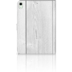 iPad Air (2020/2022) 10.9 inch Tablet Book Cover White Wood
