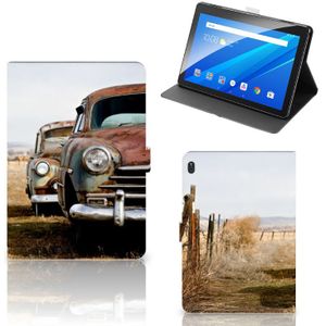 Lenovo Tab E10 Tablet Hoesje met foto Vintage Auto