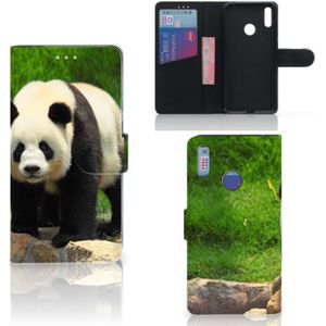 Huawei Y7 (2019) Telefoonhoesje met Pasjes Panda