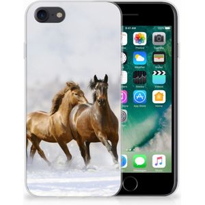 iPhone SE 2022 | SE 2020 | 8 | 7 TPU Hoesje Paarden