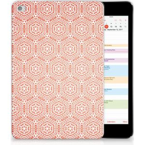 Apple iPad Mini 4 | Mini 5 (2019) Hippe Hoes Pattern Orange