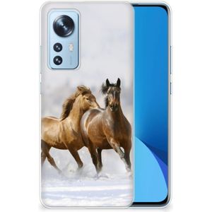 Xiaomi 12 | 12X TPU Hoesje Paarden