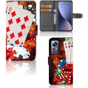 Xiaomi 12 | 12X Wallet Case met Pasjes Casino