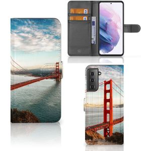 Samsung Galaxy S21 Plus Flip Cover Golden Gate Bridge