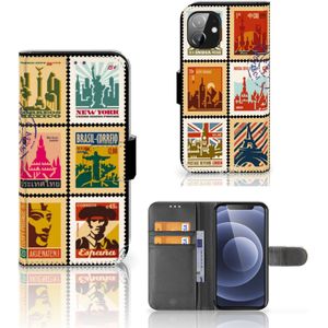 Apple iPhone 12 Mini Flip Cover Postzegels