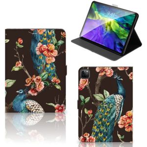 iPad Pro 11 2020/2021/2022 Flip Case Pauw met Bloemen