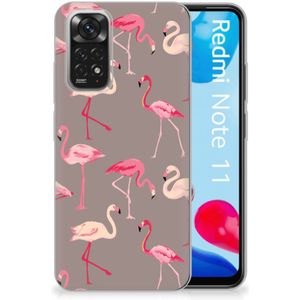 Xiaomi Redmi 10 | Redmi Note 11 4G TPU Hoesje Flamingo