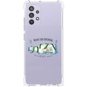 Samsung Galaxy A32 4G | A32 5G Enterprise Editie Stevig Bumper Hoesje Boho Bottle