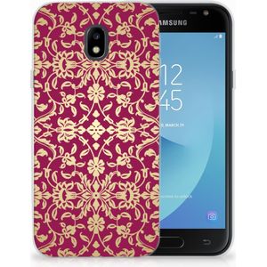 Siliconen Hoesje Samsung Galaxy J3 2017 Barok Pink