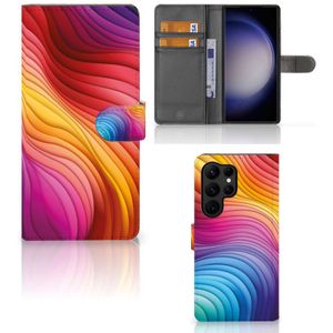 Book Case voor Samsung Galaxy S23 Ultra Regenboog